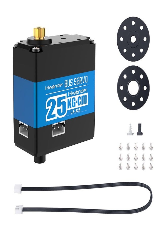 Hiwonder LX-225 High Torque Serial Bus Servo 25KG Torque with Three Connectors and Data Feedback - Image 1